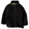 thumbnail image 1 of BXINGOHAI Kids Winter Coats,Fall Winter Jacket for Boys Girls,Children's Fashion Solid Color Zipper High Neck Jackets Warm Long Sleeved Jacket With Pockets Today Black,120, 1 of 6