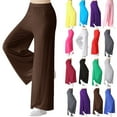 thumbnail image 1 of BXINGOHAI Lightweight Wide Leg Pants for Women High Waisted Loose Casual Lounge Travel Work Sweatpants Blue XXL, 1 of 7