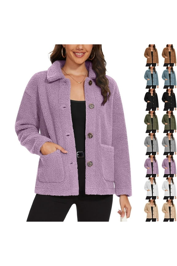 I Long Sleeve Crewneck Button Down Womens Sweaters Fall Open Front Chunky Cardigan Sweaters for Women Black M