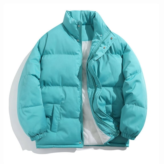 BXINGOHAI Men Puffer Down Jacket Packable Lightweight Winter Jackets Coats Outdoor Waterproof Insulated Jackets Mint Green 2XL