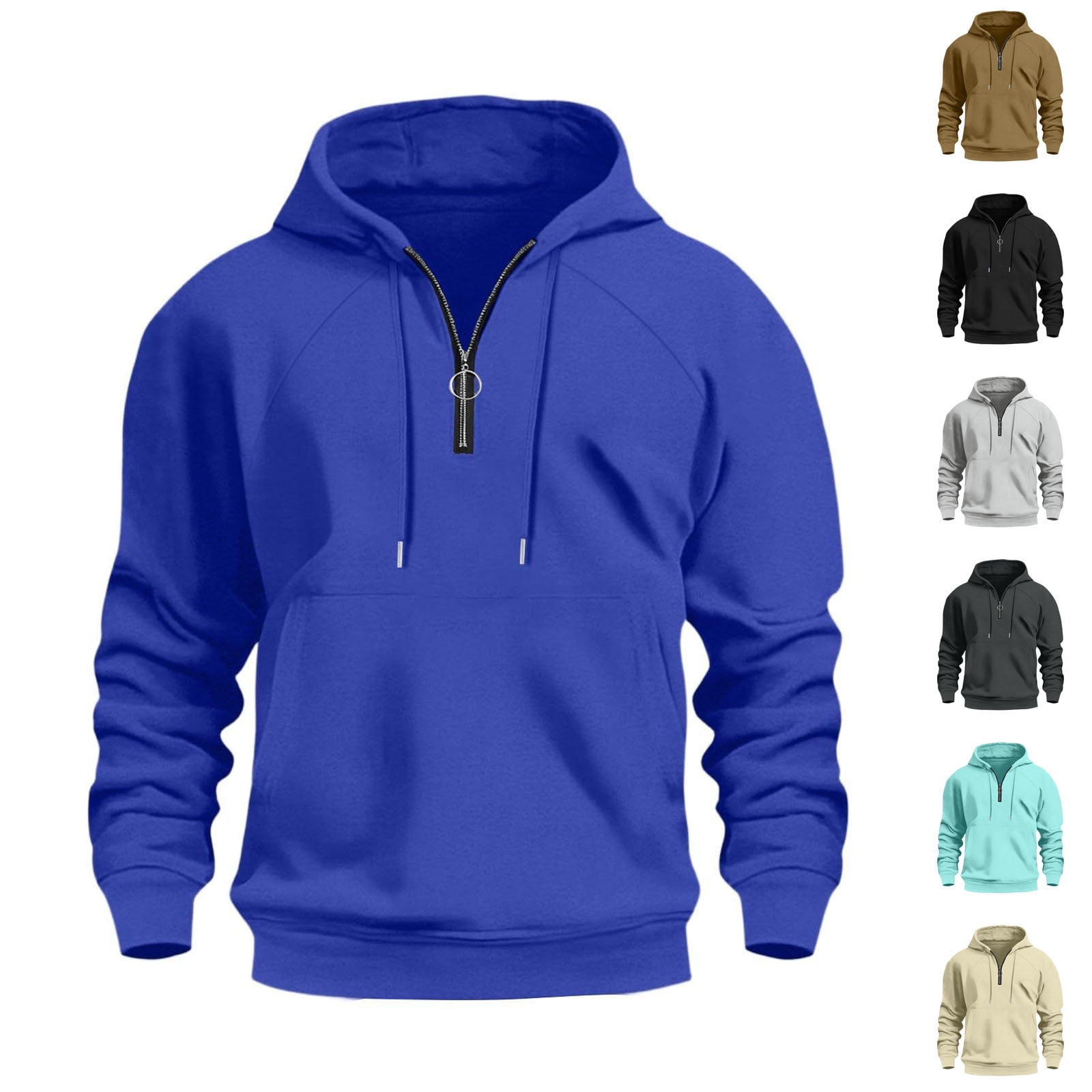 Half Zip Combo Hoodie Men