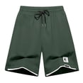 thumbnail image 1 of BXINGOHAI Men's Athletic Running Shorts Quick Dry Workout Shorts Lightweight Sports Gym Basketball Short Hiking Army Green,XL, 1 of 3