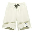 thumbnail image 1 of BXINGOHAI Men's Athletic Running Shorts Quick Dry Workout Shorts Lightweight Sports Gym Basketball Short Hiking Today Beige,S, 1 of 6