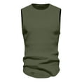 thumbnail image 1 of BXINGOHAI Men's Bodybuilding Tank Tops Workout Gym Shirt Muscle Fitness Athletic Stretch Cotton Top Sale Army Green,XXXL, 1 of 7