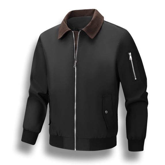 BXINGOHAI Men's Bomber Jacket Casual Fall Winter Military Jacket and Coats Outwear