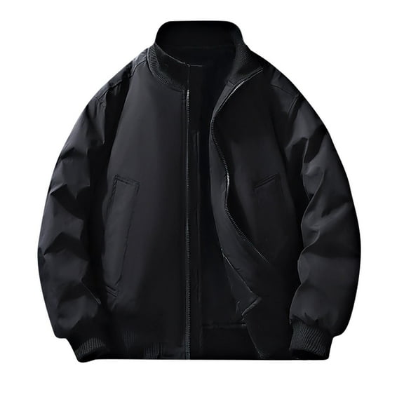 BXINGOHAI Men's Bomber Jacket Fashion Stylish Windbreaker Spring WInter Fall Casual Jackets for Men