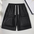 thumbnail image 1 of BXINGOHAI Men's Casual Shorts Lightweight Golf Shorts for Men Stretch with Pockets Breathable Work Shorts Black,S, 1 of 6