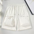 thumbnail image 1 of BXINGOHAI Men's Casual Shorts Lightweight Golf Shorts for Men Stretch with Pockets Breathable Work Shorts White,3XL, 1 of 6