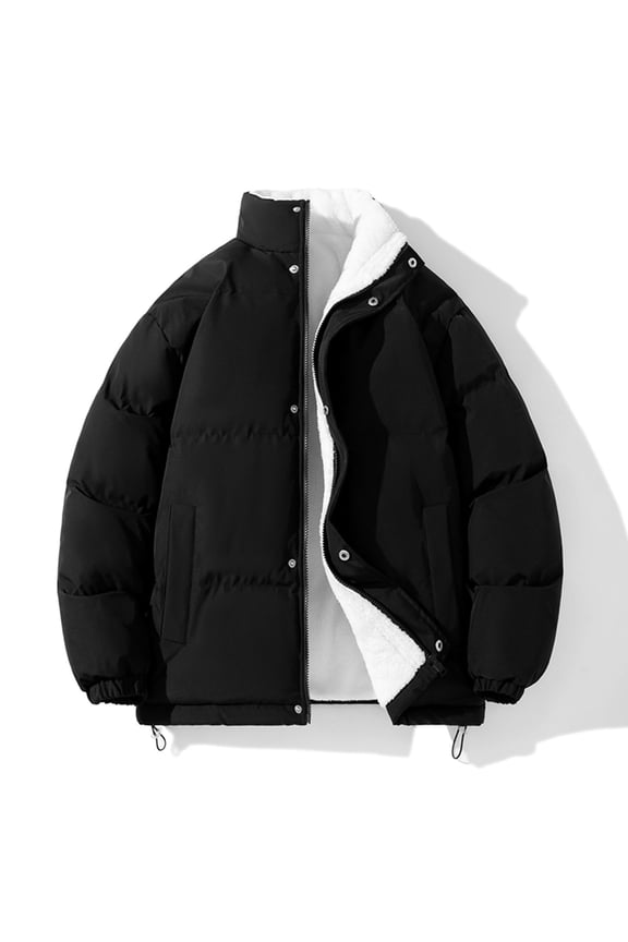 Men's Down Jacket Winter Warm Thicken Puffer Coats Water Casual Insulated Jacket