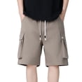 thumbnail image 1 of BXINGOHAI Men's Hiking Cargo Shorts Stretch Lightweight Outdoor Work Shorts with Pockets for Casual Camping Fishing Golf Brown,M, 1 of 6