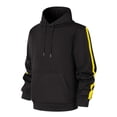 thumbnail image 1 of BXINGOHAI Men's Hoodies Loose Fit Pullover Casual Fashion Long Sleeve Hooded Sweatshirts with Pocket Black XL, 1 of 3