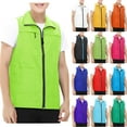 thumbnail image 1 of BXINGOHAI Men's Lightweight Softshell Vest Casual Full Zip Sleeveless Jacket for Golf Travel Hiking Running 2025 Today Army Green,XXXL, 1 of 7