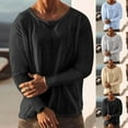 thumbnail image 1 of BXINGOHAI Men's Long Sleeve T-Shirts Lightweight Super Soft Athletic Crew Neck Tees for Running Lounging Casual Workout Black L, 1 of 7