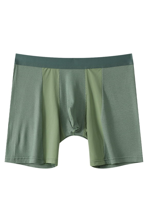 Men's Moves Performance Boxer Brief, Total Support Pouch, Regular, Trunk, And Long Leg Green,M