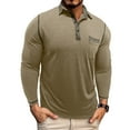 thumbnail image 1 of BXINGOHAI Men's Quarter Zip Pullover Long Sleeve Golf Shirts for Men 1/4 Half Zip Sweatshirts Gold 3XL, 1 of 6
