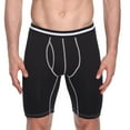 thumbnail image 1 of BXINGOHAI Men's Seamless Waistband Trunk Made From Bamboo Soft Breathable Underwear for Men Everyday Black,XL, 1 of 6