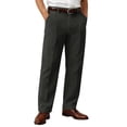 thumbnail image 1 of BXINGOHAI Men's Slim-Fit Flat-Front Dress Pant Army Green,33, 1 of 5