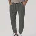 thumbnail image 1 of BXINGOHAI Men's Sweatpants cotton Lounge Open Bottom Athletic Workout Pants with Pockets Clearance Sale Dark Gray,M, 1 of 6