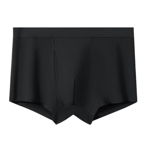 BXINGOHAI Men's Tagless Briefs Coverd Waistband Comfort Soft Underwear with Contour Pouch Breathable Underpants, Multipacks Black,2XL