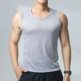 thumbnail image 1 of BXINGOHAI Men's Tank Tops Quick Dry Workout Gym Sleeveless Shirts Summer Running Athletic Swim Shirts Gray,XXL, 1 of 6