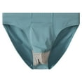 thumbnail image 1 of BXINGOHAI Men's Underwear Stretch Support Briefs Wide Waistband Breathable Adult Underwear Today Mint Green,M, 1 of 5