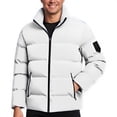 thumbnail image 1 of BXINGOHAI Men's Winter Puffer Jacket Down, Thick Down Jacket White 5XL, 1 of 3