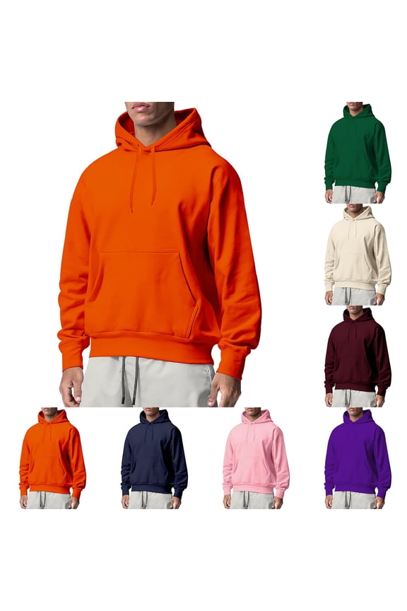 Men's casual Crewneck Sweatshirt Thick Loose fit Soft Basic Pullover Sweatshirt Green,5XL
