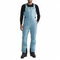 thumbnail image 1 of BXINGOHAI Mens Bib Overalls Insulated Waterproof Bibs Snow Pants Men Shoulder Strap Snowboard Pants with Pockets Light Blue,L, 1 of 6