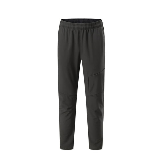 BXINGOHAI Mens Fleece Sweatpants Casual Drawstring Jogger Pants Solid Elastic Waist Workout Pants Athletic Running Sports Long Pants