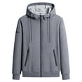 thumbnail image 1 of BXINGOHAI Mens Lightweight Softshell Jacket Fleece Lined Hooded Water Winter Hiking Windbreaker Jackets Dark Gray 4XL, 1 of 2