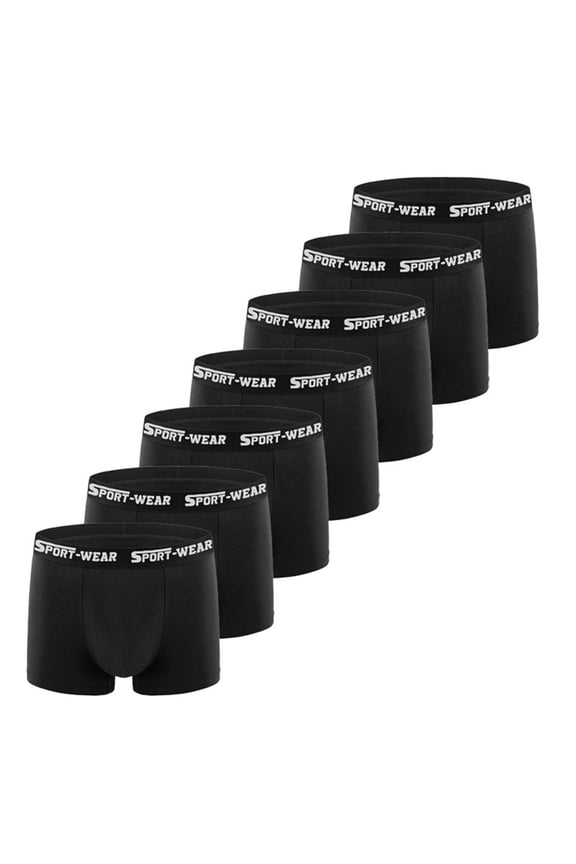 Mens Underwear 7 Pack Underpants Performance Boxer Briefs for Men Clearance Sale Black,S