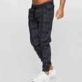 thumbnail image 1 of BXINGOHAI Plaid Joggers for Men Comfy Sweat Pants for The Holidays Classic Winter Pants Today Sales XL, 1 of 6