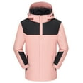 thumbnail image 1 of BXINGOHAI Rain Jacket Men Waterproof Windbreaker Lightweight Hooded Casual Coat for Daily Hiking Cycling Coat Pink 2XL, 1 of 3