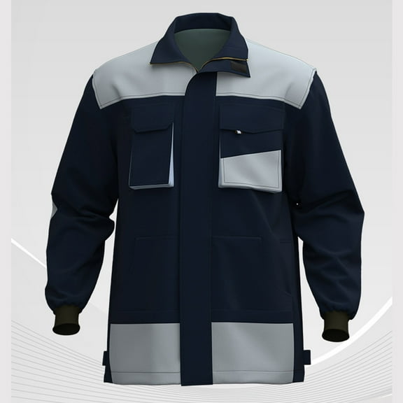 BXINGOHAI Reflective Jacket for Men, High Visibility Jackets, Safety Jackets for Men, Hi Vis Construction Bomber Jackets