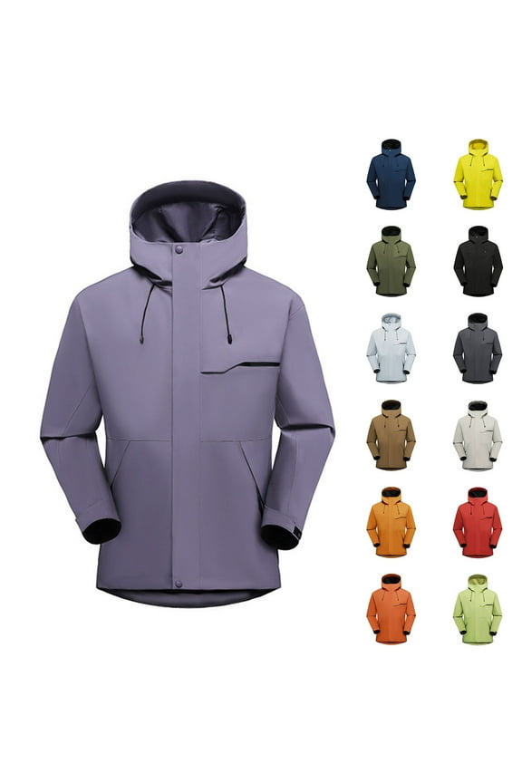 Women Rain Jackets Waterproof with Hood Lightweight Rain Suit for Women Ladies Rain Coats Outdoor Windbreaker Blue S