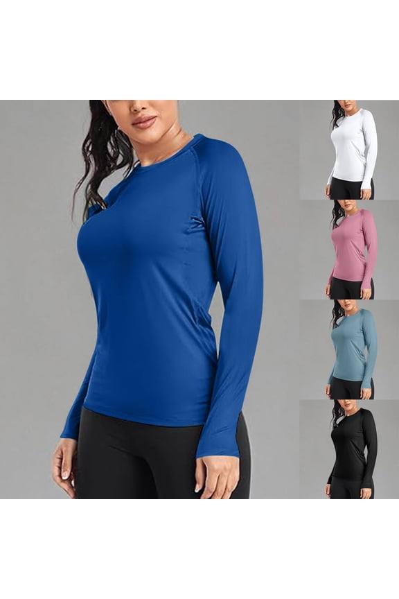 Women Workout Shirts Seamless Long Sleeve Yoga Tops for Sports Running Breathable Athletic Slim Fit Gray XL