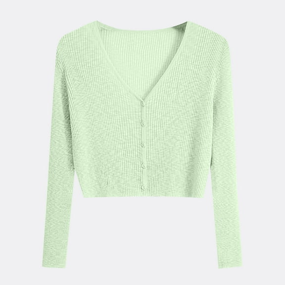 BXINGOHAI Women's Cropped Cardigans Sweaters Open Front Shrugs for Dresses