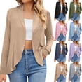 thumbnail image 1 of BXINGOHAI Women’s Lightweight Cardigan with Pockets Long Sleeve Open Front Cardigan for Women Gray L, 1 of 8