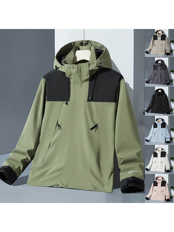 Women's Waterproof Rain Jacket with Hood Breathable Lightweight Windbreaker Rain Shell Coat Black S
