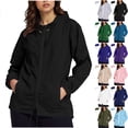 thumbnail image 1 of BXINGOHAI Women's Waterproof Raincoat Lightweight Rain Jacket Hooded Windbreaker with Pockets for Outdoor Black L, 1 of 6