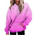 thumbnail image 1 of BXINGOHAI Womens Oversized Hoodies Gradient Sweatshirts Long Sleeve Pullover with Pocket 2025 Fall Winter Outfits Y2K Clothes Fall Savings Hot Pink,M, 1 of 6