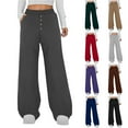 thumbnail image 1 of BXINGOHAI Womens Sweatpants Drawstring Elastic Straight Leg Joggers Pants Lounge Baggy Sweatpants with Pockets Gray L, 1 of 7