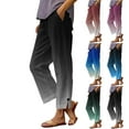 thumbnail image 1 of BXINGOHAI Womens Yoga Sweatpants Wide Leg High Waisted Lounge Pajamas Pants Comfy Workout Loose Pants with Pockets Dark Blue 2XL, 1 of 7