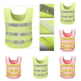 thumbnail image 1 of BXINGOHAI Yellow Reflective High Visibility Construction Class Work Vest for Men,Woman,Hi Vis Vest Mesh and Silver Strip Clearance Sale Yellow,Free Size, 1 of 7