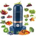 thumbnail image 1 of BXIRSM 2 in 1 Portable Fruit Vegetable Cleaner Machine, Mini Capsule Dishwasher USB Rechargeable IPX7 Waterproof, One-Touch for Small Dishes Apartment Dorm RV Travel, 1 of 10