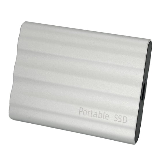 BXIRSM 2TB External Solid State Drive, USB-C High-Speed SSD, 4400Mbps Transfer, Shock-Resistant Metal Enclosure for Data Storage, Backup & Transfer