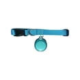 thumbnail image 1 of BXIRSM Mini Pet Tracker Waterproof Dog Cat GPS Tracker Cute Bell Shape for All Phone Worldwide Location Tracking No Extra Fees Suitable for Any Collar,L,Blue(Compatible iOS), 1 of 2