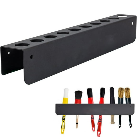 BXIRSM Spray Bottle Holder Brush Rack Wall Mount Organizer Wall Mounted Auto Cleaning Detailing Tools Hanger Hanging Rail Car Shop Accessory