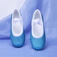 thumbnail image 1 of BXJX Girls Ballet Shoes, Casual Dance Soft-sole Slip-resistant Dance Slippers with Strap Blue Size 13(Little Kids), 1 of 9