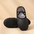 thumbnail image 1 of BXJX Girls Ballet Shoes, Non-slip Comfortable Soft-sole Breathable Kids Dance Shoes with Strap Black Size 2.5(Big Kids), 1 of 5